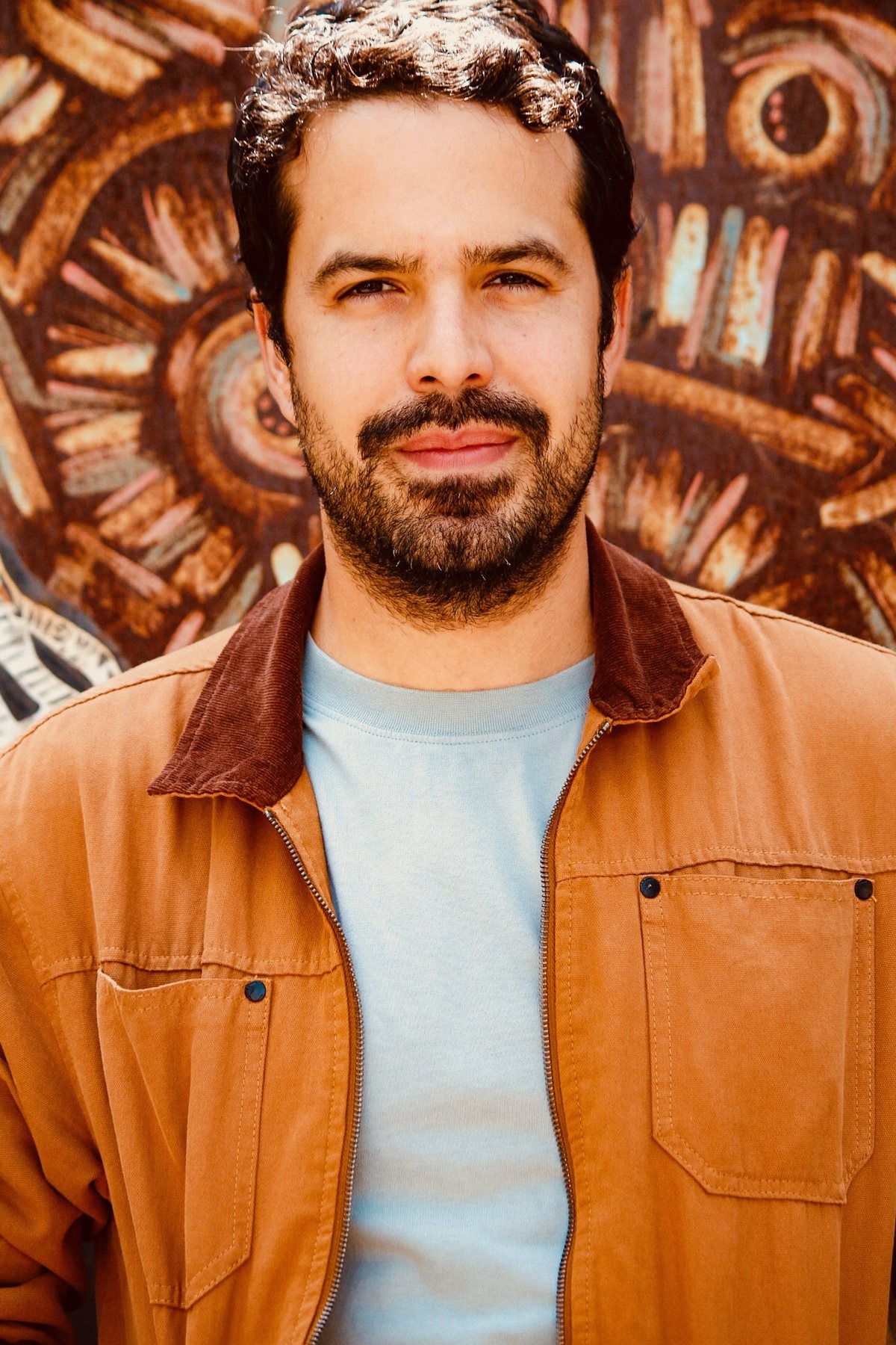 Portrait of Rafael Samano, Mexican screenwriter, novelist and journalist